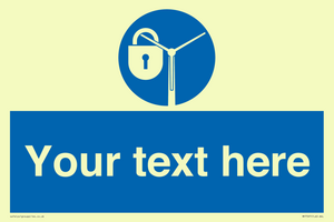 Custom mandatory lock rotor blades